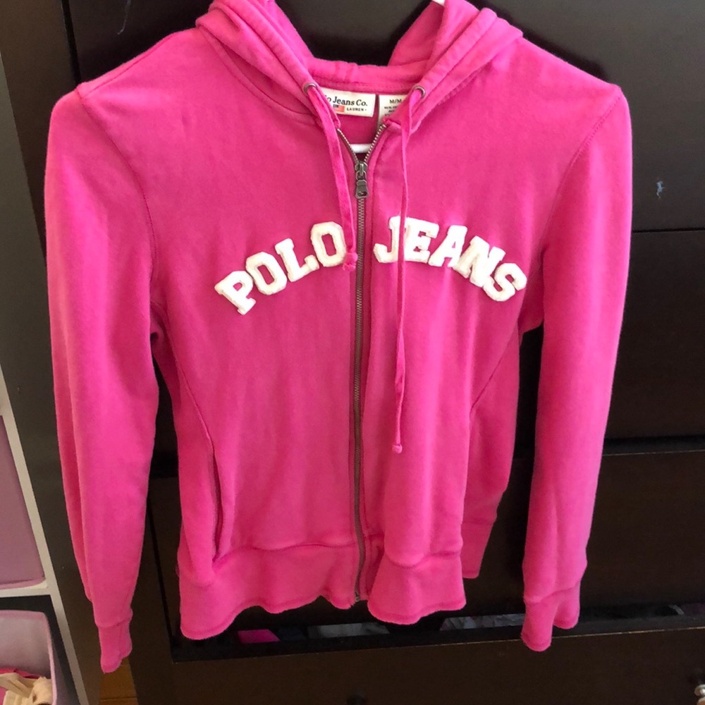Polo jeans pink hoodie